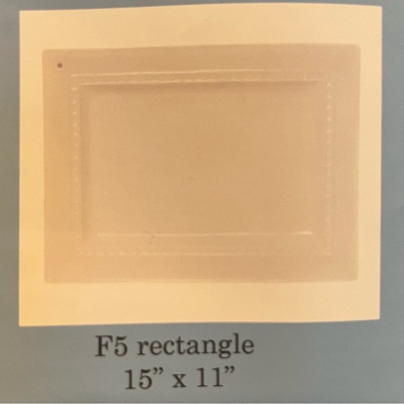 Retired Nora Fleming Rectangle Platter - Picture 2 of 5